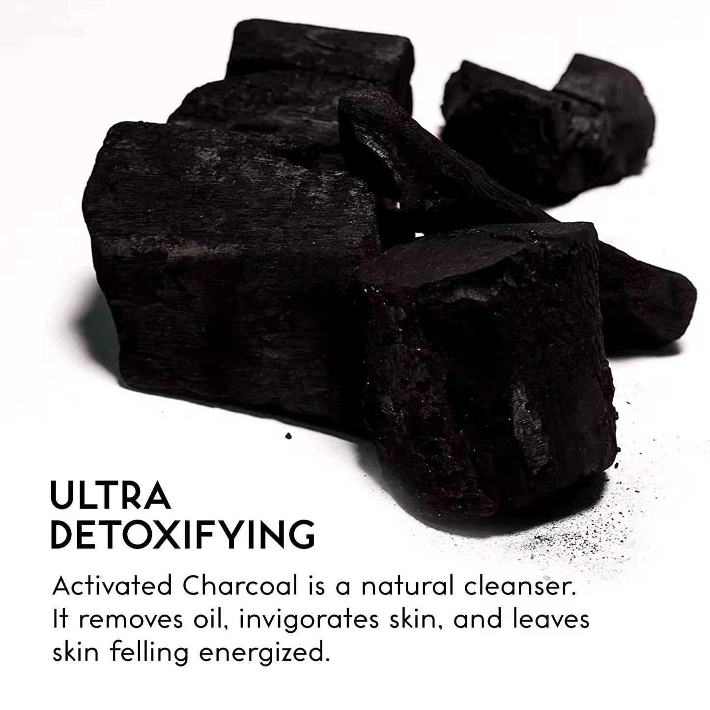 Premium Soap with Activated Charcoal and Matcha.